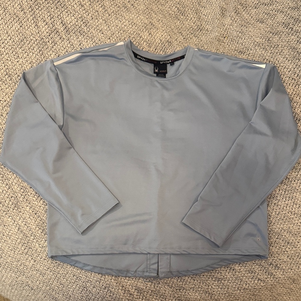 Spyder Active Performance Long Sleeve Top | Light Blue | Size Large